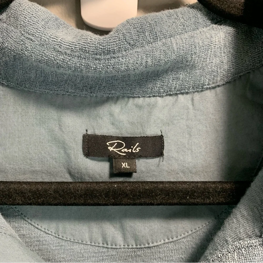 Rails Rhen Polo Shirt in Terry Blue‎ Mirage